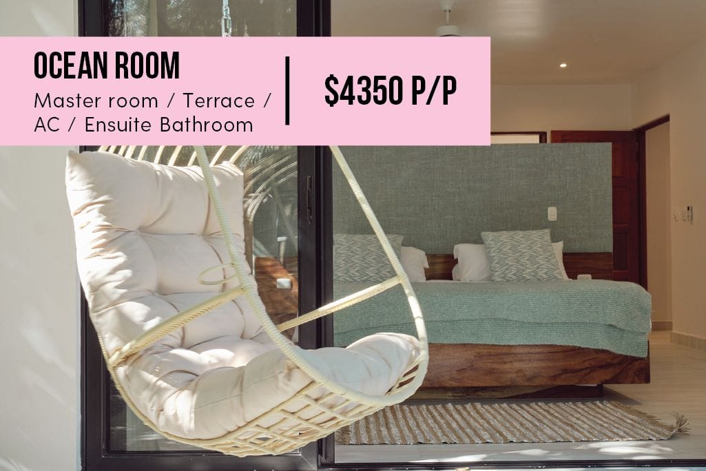 Ocean Room Casa Gecko Playa Guiones Nosara Costa Rica Women Surf Retreats